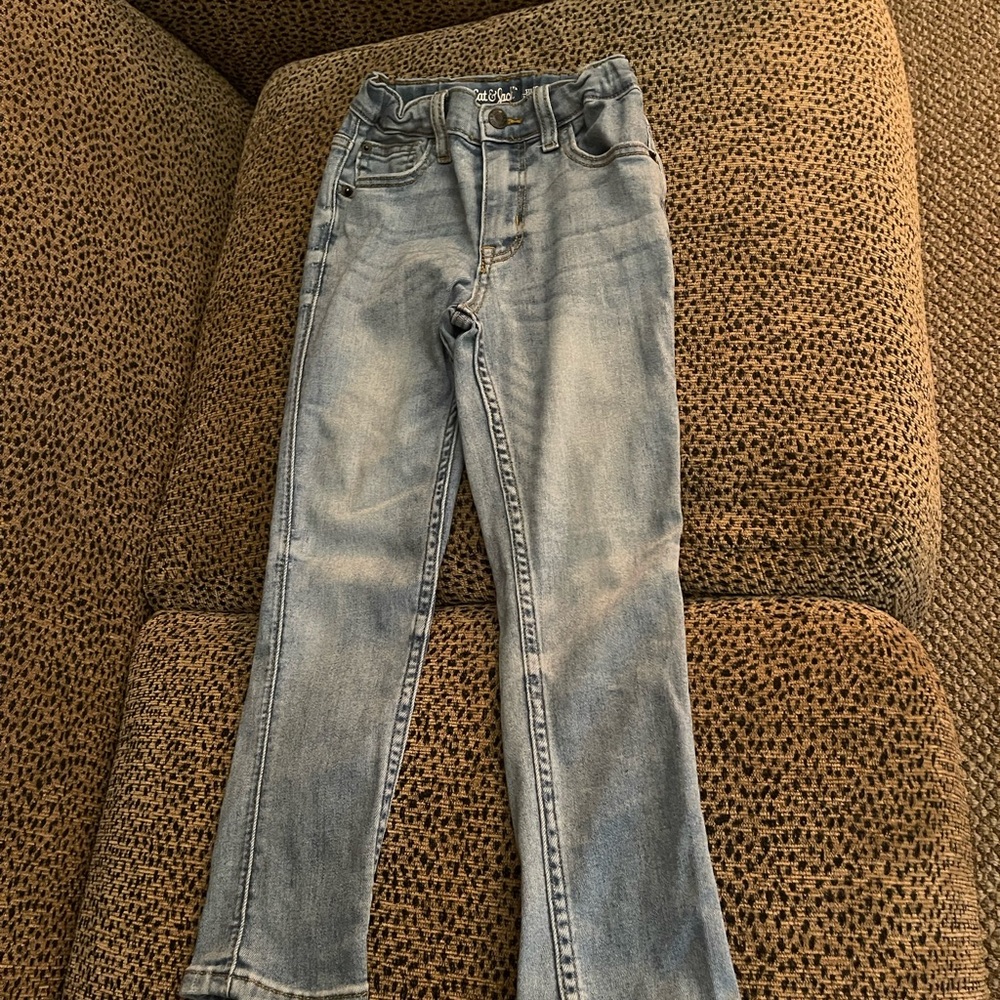 Cat & Jack Boys Stretch Straight fit Jeans Size 7